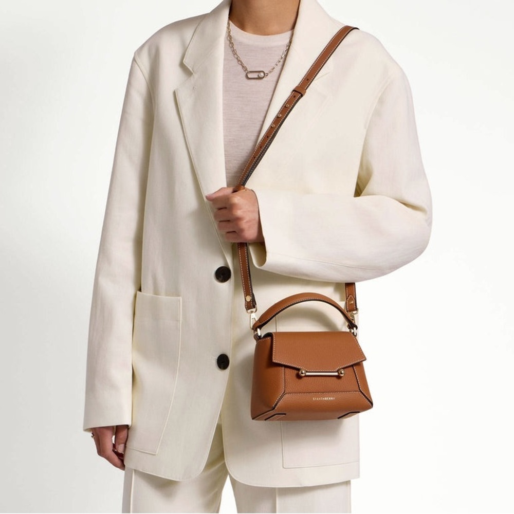 Strathberry Leather Mosaic Nano Bag - Picture 4 of 8